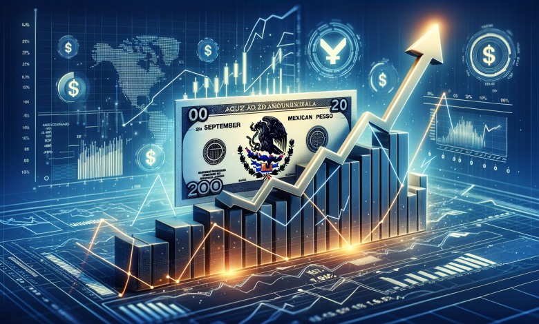 El peso mexicano avanza en septiembre y registra ganancia mensual del 1.86%