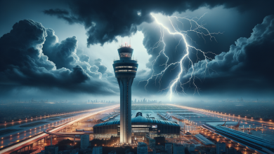 Sheinbaum explica el motivo del colapso en el AICM (Aeropuerto Internacional de la Ciudad de México)