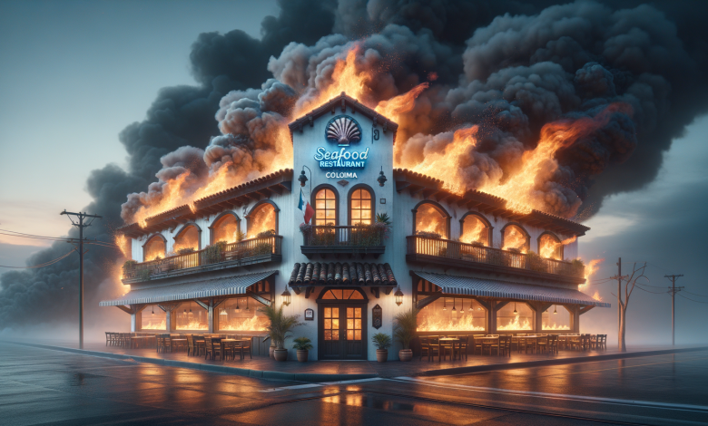Tragedia en Colima: La famosa marisquería devorada por las llamas hasta quedar reducida a cenizas