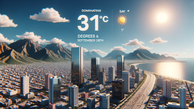 Pronóstico del Tiempo: Dominarán 31 Grados y Cielo Despejado en Monterrey Este Domingo 28 de Septiembre