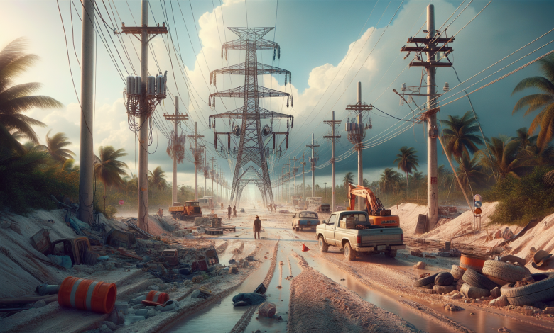 Restablecimiento del Suministro Eléctrico por parte de CFE en la Península de Yucatán