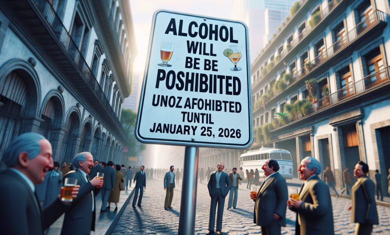CDMX: Alcaldía Prohibirá el Alcohol hasta el 25 de Enero de 2026