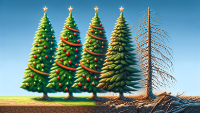 De la producción a la descomposición: el árbol de Navidad que contamina más de lo que crees