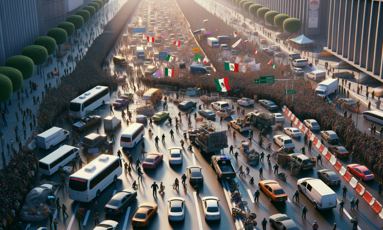 Movilizaciones y Bloqueos en México: Impacto en las Vialidades del 22 de Diciembre